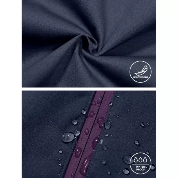 Little Donkey Andy Women's Rain Cycling Stretch Jacket with Hood, Windproof and Waterproof, Ultralight Packable