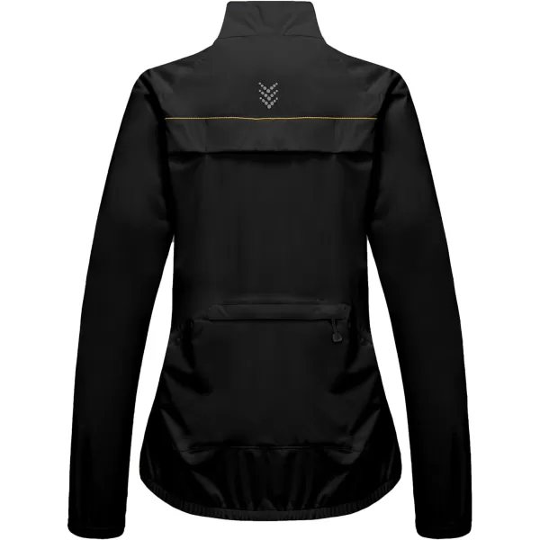 Little Donkey Andy Women's Rain Cycling Stretch Jacket with Hood, Windproof and Waterproof, Ultralight Packable
