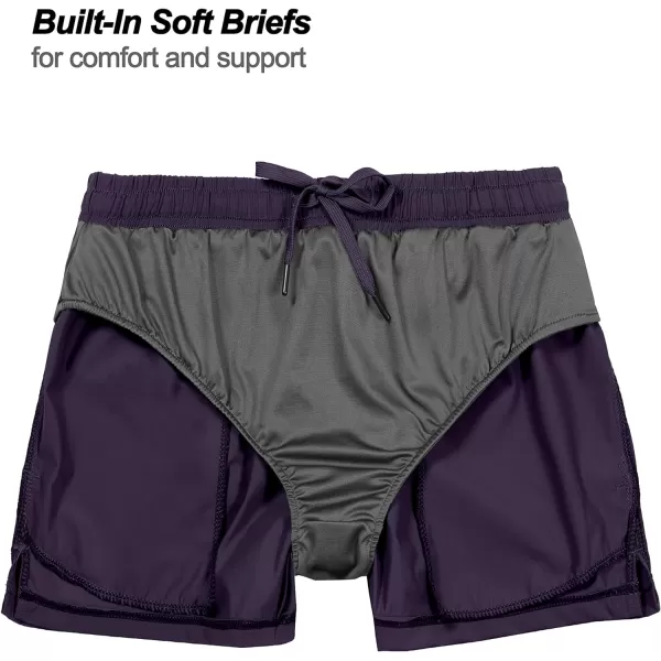 Little Donkey Andy Women's Running Shorts,Quick Dry Athletic Shorts Lightweight Active Workout Gym Shorts