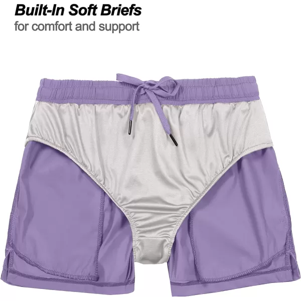 Little Donkey Andy Women's Running Shorts,Quick Dry Athletic Shorts Lightweight Active Workout Gym Shorts