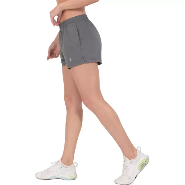 Little Donkey Andy Women's Running Shorts,Quick Dry Athletic Shorts Lightweight Active Workout Gym Shorts
