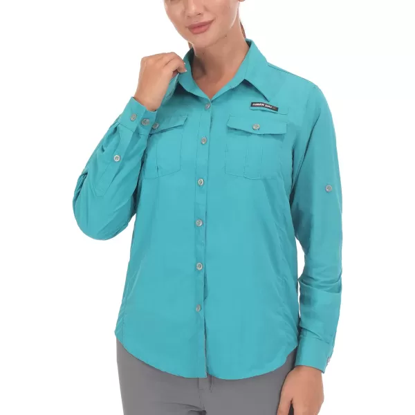 Little Donkey Andy Women's UPF 50+ UV Protection Shirt, Long Sleeve Fishing Shirt, Breathable and Fast Dry