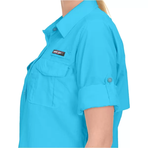 Little Donkey Andy Women's UPF 50+ UV Protection Shirt, Long Sleeve Fishing Shirt, Breathable and Fast Dry