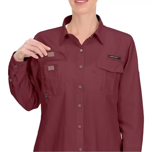 Little Donkey Andy Women's UPF 50+ UV Protection Shirt, Long Sleeve Fishing Shirt, Breathable and Fast Dry