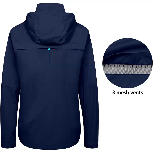 Little Donkey Andy Women's Waterproof Cyling Jackets Rain Running Coats Lightweight Windproof Packable