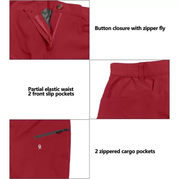 Little Donkey Andy Women's Waterproof Rain Pants Lightweight Breathable Rainproof Pants for Outdoor Hiking Golf