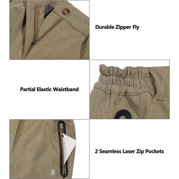 Little Donkey Andy Women's Windproof Hiking Cargo Pants Fleece Lined Water Repellent Ski Snow Softshell Pants