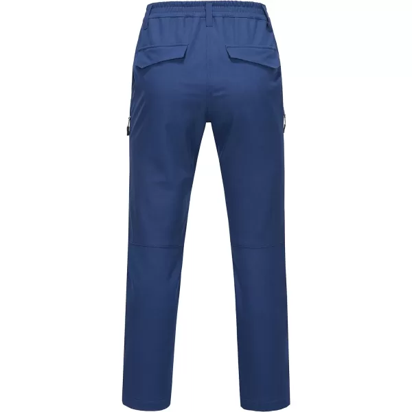 Little Donkey Andy Women's Windproof Hiking Cargo Pants Fleece Lined Water Repellent Ski Snow Softshell Pants