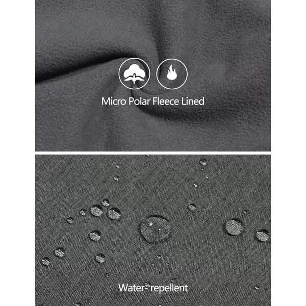 Little Donkey Andy Women's Windproof Hiking Cargo Pants Fleece Lined Water Repellent Ski Snow Softshell Pants