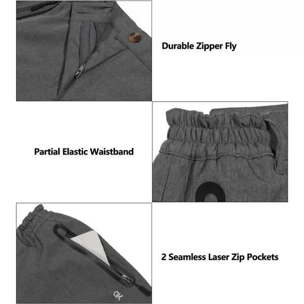 Little Donkey Andy Women's Windproof Hiking Cargo Pants Fleece Lined Water Repellent Ski Snow Softshell Pants