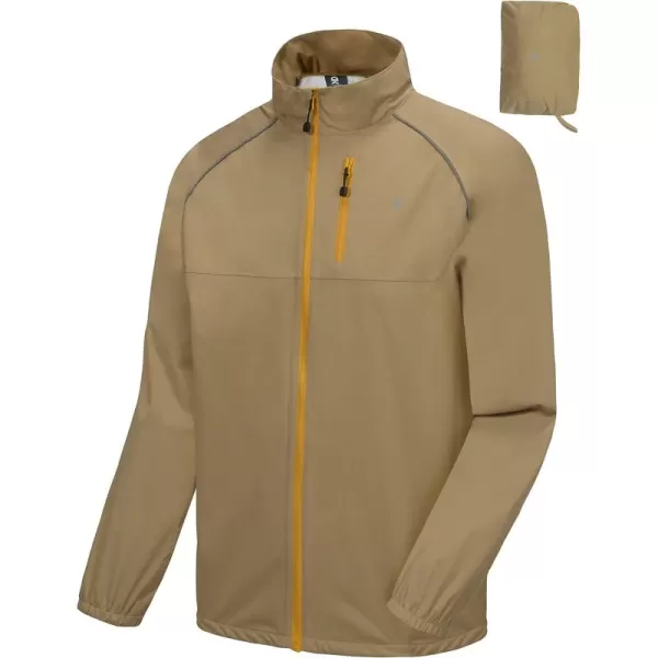 Little Donkey Andy Men's Cycling Jacket, Waterproof Lightweight Windbreaker, Packable