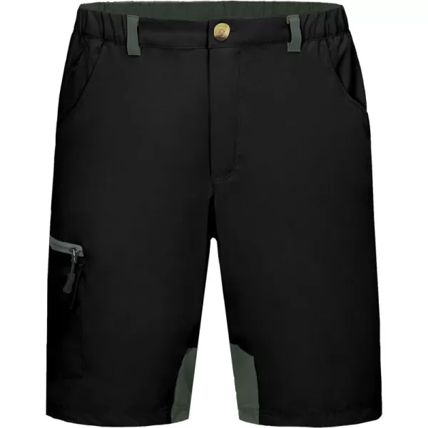 Little Donkey Andy Men's Golf Hiking Cargo Shorts Quick Dry Stretch Lightweight Outdoor Shorts with Zipper Pockets,9 Inch