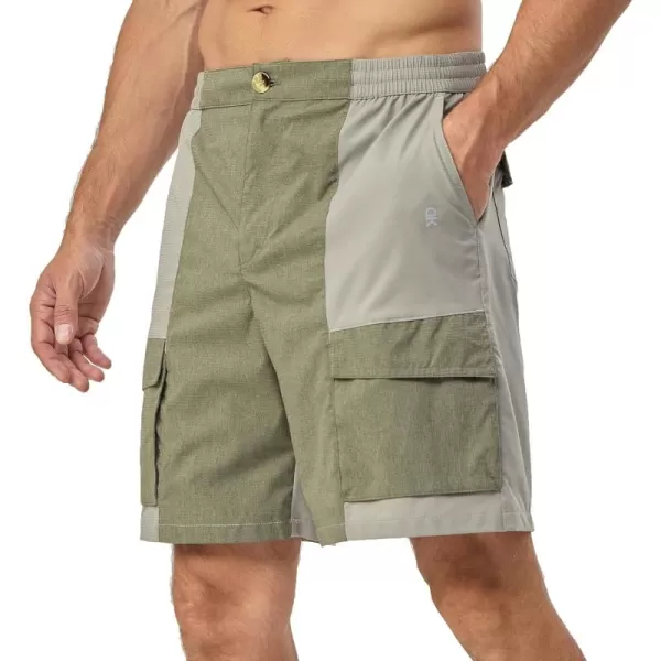 Little Donkey Andy Men's Hiking Cargo Shorts Quick Dry Lightweight Stretch Shorts for Golf Fishing