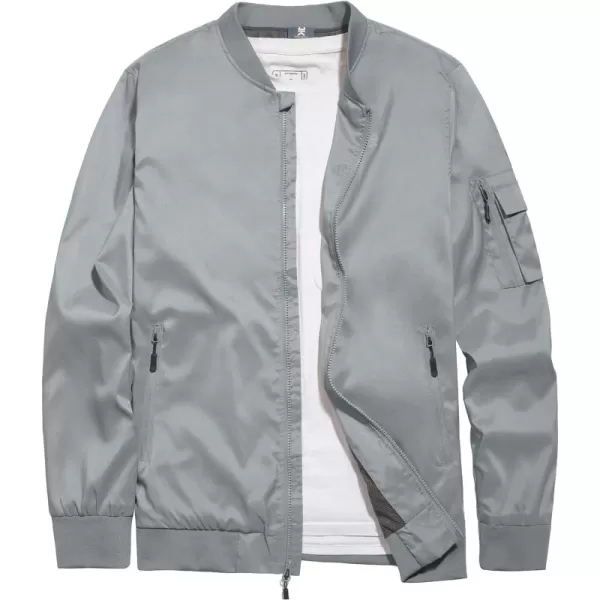Little Donkey Andy Men's Lightweight Bomber Jacket Windproof Water Resistant Windbreaker for Golf Hiking