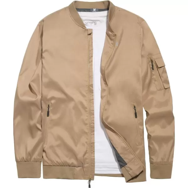 Little Donkey Andy Men's Lightweight Bomber Jacket Windproof Water Resistant Windbreaker for Golf Hiking