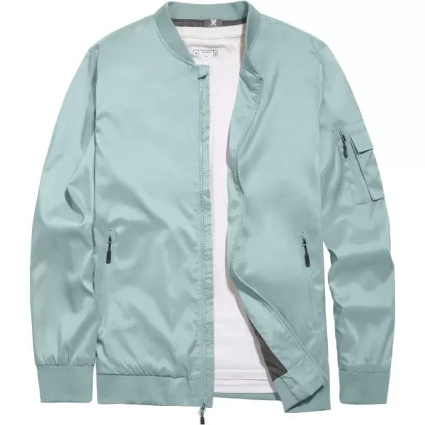 Little Donkey Andy Men's Lightweight Bomber Jacket Windproof Water Resistant Windbreaker for Golf Hiking