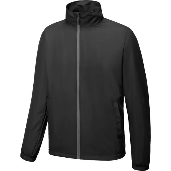 Little Donkey Andy Men’s Lightweight Breathable Windbreaker Golf Jacket UPF50+ Windproof Outdoor Running Coat