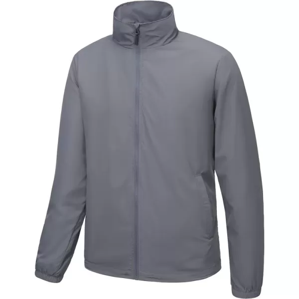 Little Donkey Andy Men’s Lightweight Breathable Windbreaker Golf Jacket UPF50+ Windproof Outdoor Running Coat