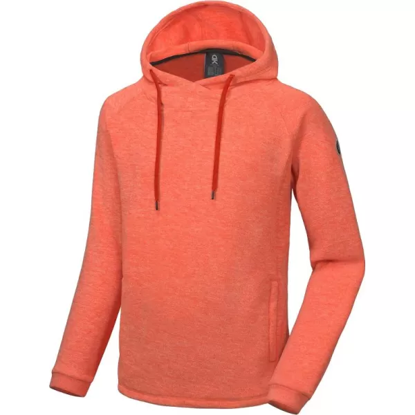 Little Donkey Andy Men's Lightweight Polar Fleece Hooded Pullover Hoodies Warm Sweatshirts Running Hiking Travel