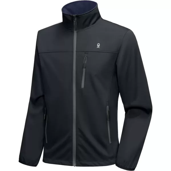 Little Donkey Andy Men's Lightweight Softshell Jacket Windbreaker for Running Travel Hiking, Windproof, Water Repellent