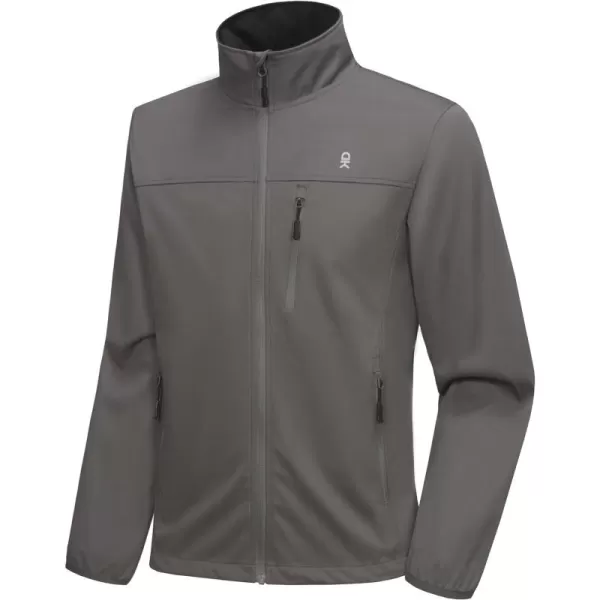 Little Donkey Andy Men's Lightweight Softshell Jacket Windbreaker for Running Travel Hiking, Windproof, Water Repellent