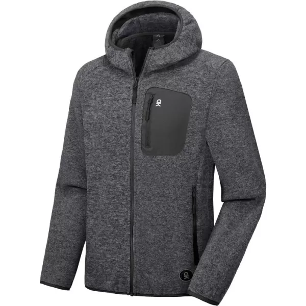 Little Donkey Andy Men's Running Jacket Warm Fleece Hooded Hiking Golf