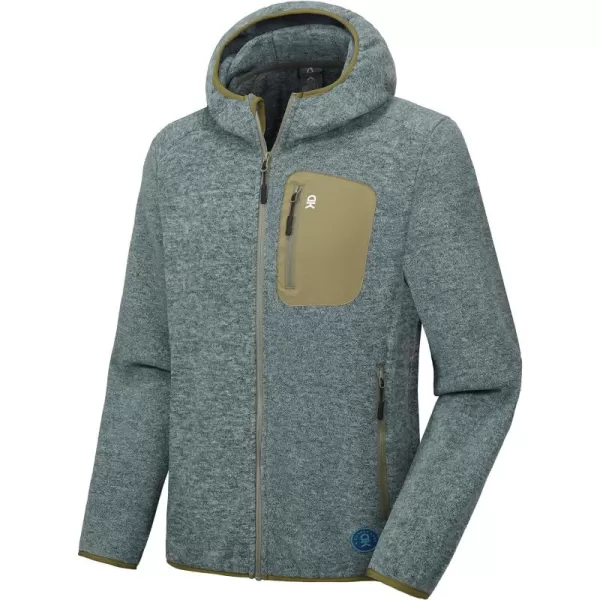 Little Donkey Andy Men's Running Jacket Warm Fleece Hooded Hiking Golf