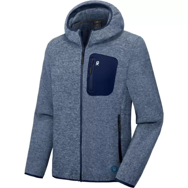 Little Donkey Andy Men's Running Jacket Warm Fleece Hooded Hiking Golf