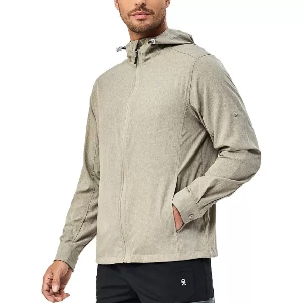 Little Donkey Andy Men's UPF 50+ Sun Protection Jacket Full Zip Lightweight Hoodie Summer Shirts for Hiking Fishing outdoor