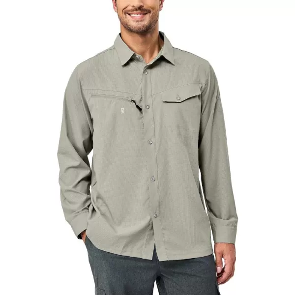 Little Donkey Andy Mens UPF 50+ UV Protection Long Sleeve Lightweight Shirt Breathable Quick Dry Hiking Fishing Shirts