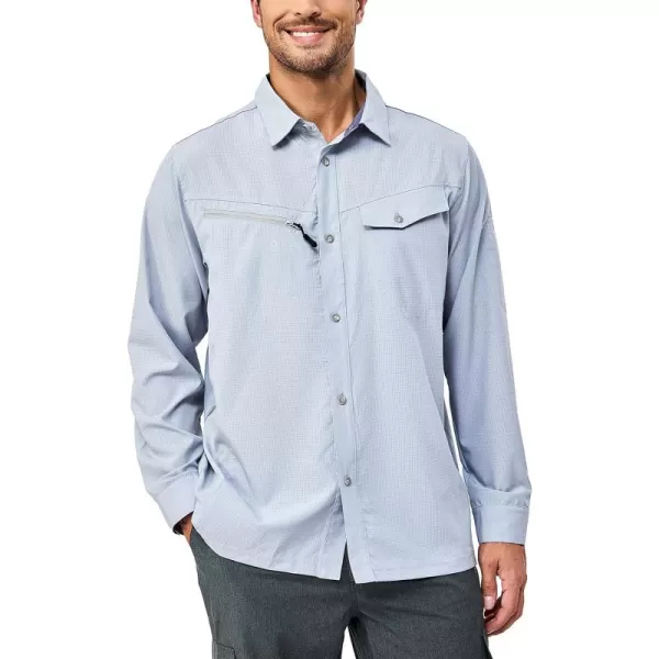 Little Donkey Andy Mens UPF 50+ UV Protection Long Sleeve Lightweight Shirt Breathable Quick Dry Hiking Fishing Shirts