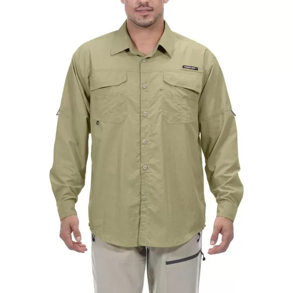 Little Donkey Andy Men's UPF 50+ UV Protection Shirt, Long Sleeve Fishing Hiking Shirt