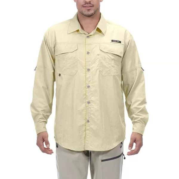 Little Donkey Andy Men's UPF 50+ UV Protection Shirt, Long Sleeve Fishing Hiking Shirt