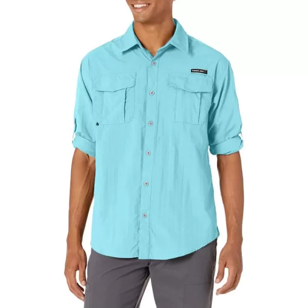 Little Donkey Andy Men's UPF 50+ UV Protection Shirt, Long Sleeve Fishing Shirt, Breathable and Fast Dry