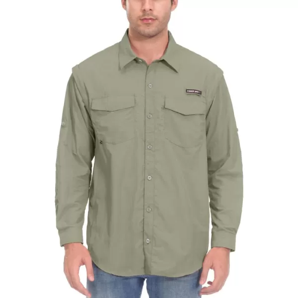 Little Donkey Andy Men's UPF 50+ UV Protection Shirt, Long Sleeve Fishing Shirt, Breathable and Fast Dry