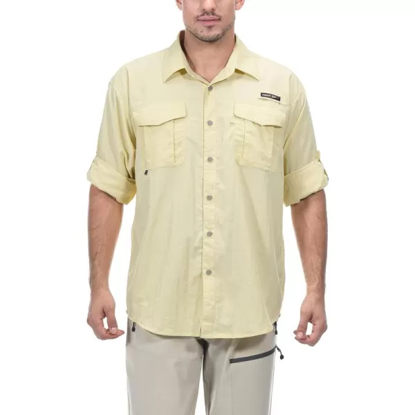 Little Donkey Andy Men's UPF 50+ UV Protection Shirt, Long Sleeve Fishing Shirt, Breathable and Fast Dry