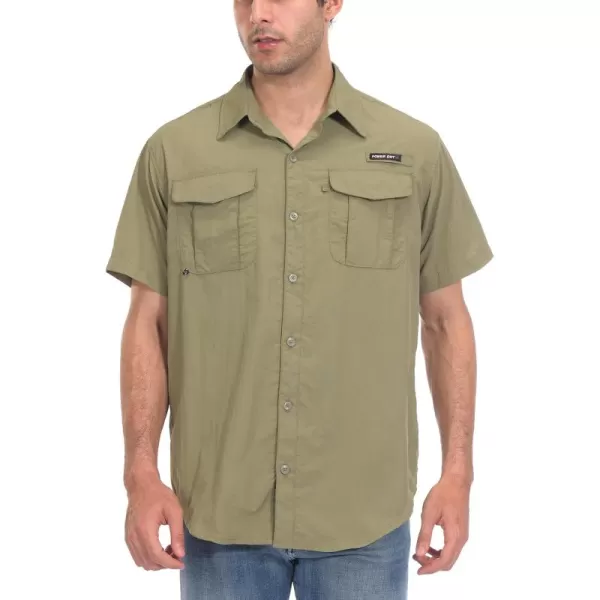 Little Donkey Andy Men's UPF 50+ UV Protection Shirt, Long Sleeve Fishing Shirt, Breathable and Fast Dry