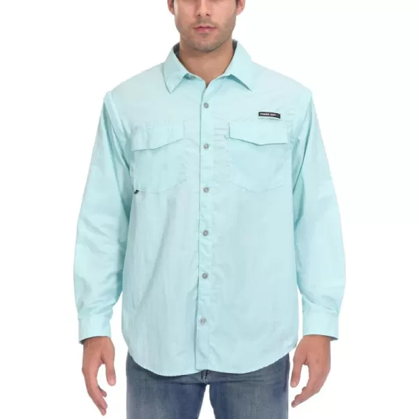 Little Donkey Andy Men's UPF 50+ UV Protection Shirt, Long Sleeve Fishing Shirt, Breathable and Fast Dry