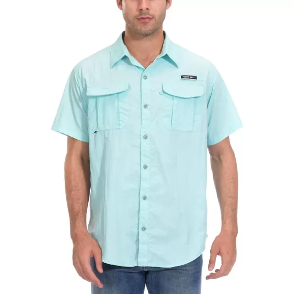 Little Donkey Andy Men's UPF 50+ UV Protection Shirt, Long Sleeve Fishing Shirt, Breathable and Fast Dry