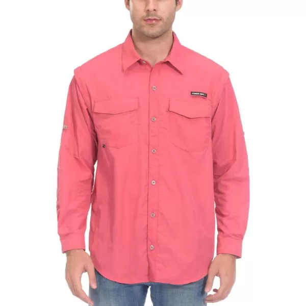 Little Donkey Andy Men's UPF 50+ UV Protection Shirt, Long Sleeve Fishing Shirt, Breathable and Fast Dry