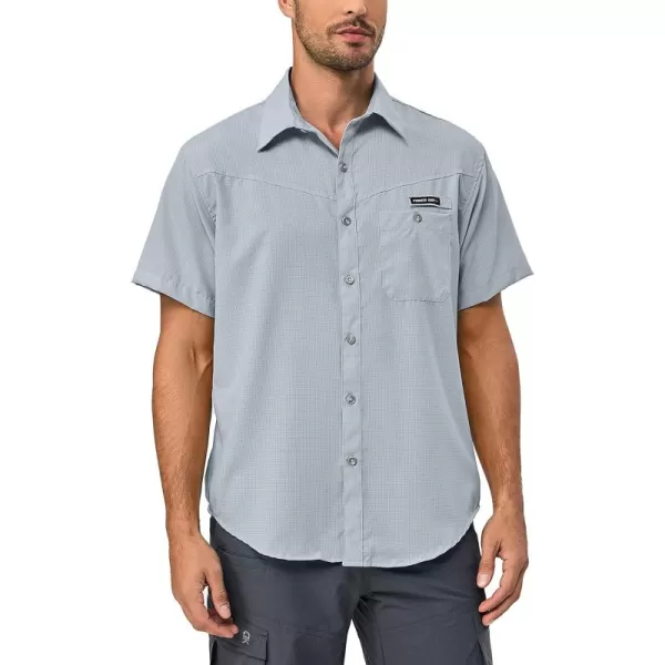 Little Donkey Andy Men's UPF 50 UV Protection Shirt, Ultra-Breathable Short Sleeve Fishing Hiking Shirts