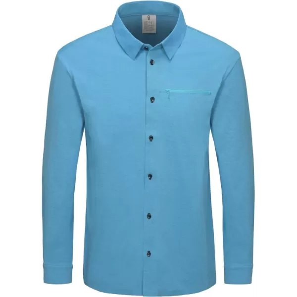 Little Donkey Andy Men's UPF 50+ UV Protection Shirts, Cooling Quick-Dry Performance Fishing Shirts for Outdoor