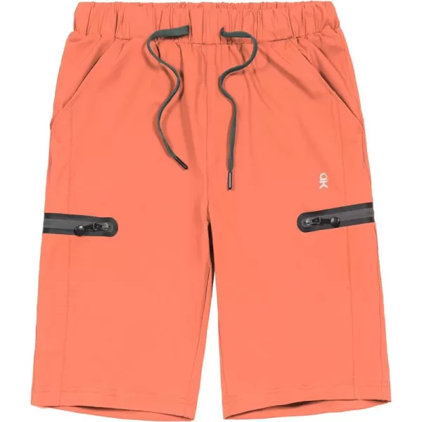 Little Donkey Andy Men’s Ultra-Stretch Quick Dry Lightweight Bermuda Shorts Drawstring Zipper Pocket Hiking Travel Golf