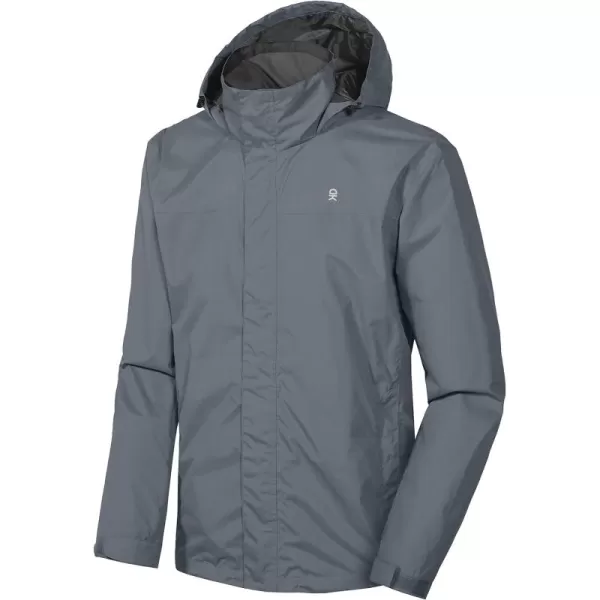 Little Donkey Andy Men's Waterproof Rain Jacket Outdoor Lightweight Rain Shell Coat for Hiking,Golf,Travel