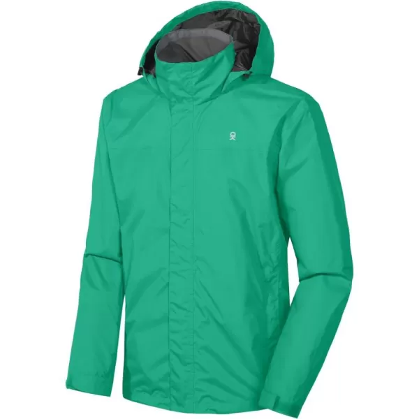 Little Donkey Andy Men's Waterproof Rain Jacket Outdoor Lightweight Rain Shell Coat for Hiking,Golf,Travel