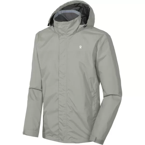 Little Donkey Andy Men's Waterproof Rain Jacket Outdoor Lightweight Rain Shell Coat for Hiking,Golf,Travel