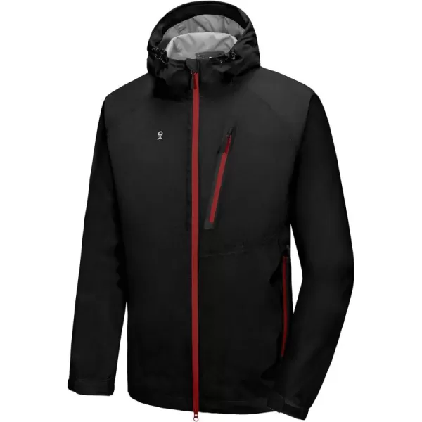Little Donkey Andy Men's Waterproof Rain Jacket Outdoor Lightweight Rain Shell Coat for Hiking,Golf,Travel