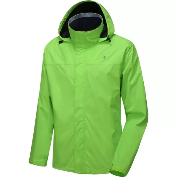 Little Donkey Andy Men's Waterproof Rain Jacket Outdoor Lightweight Rain Shell Coat for Hiking,Golf,Travel