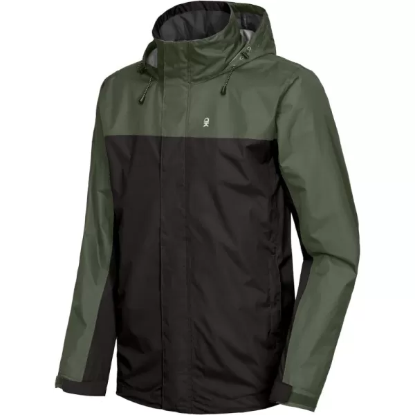 Little Donkey Andy Men's Waterproof Rain Jacket Outdoor Rain Shell Coat for Hiking,Golf,Travel