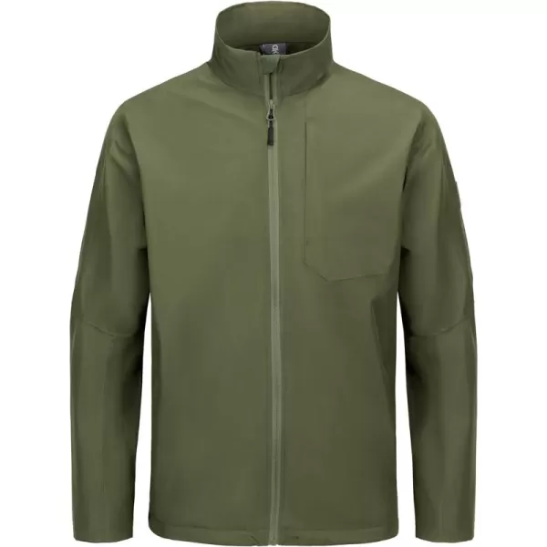 Little Donkey Andy Men's Waterproof Windbreaker Jacket, Fleece Lined Rain Jackets, Warm Golf Jacket With Pockets